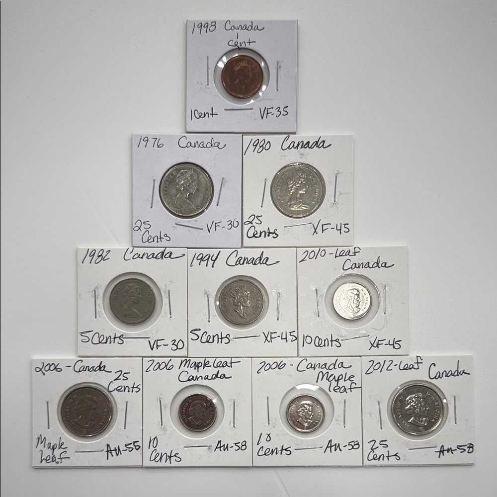 Canadian Coin Collection Set